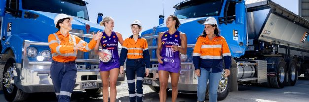 From the court to the construction site: Netball Queensland and Fulton Hogan team up